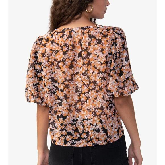 Sanctuary Women's V-Neck Puff-Sleeve Blouse - Picture 2 of 10